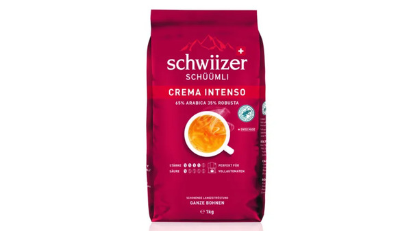 Bild 1 von Schwiizer Schüümli Kaffeebohnen Crema Intenso