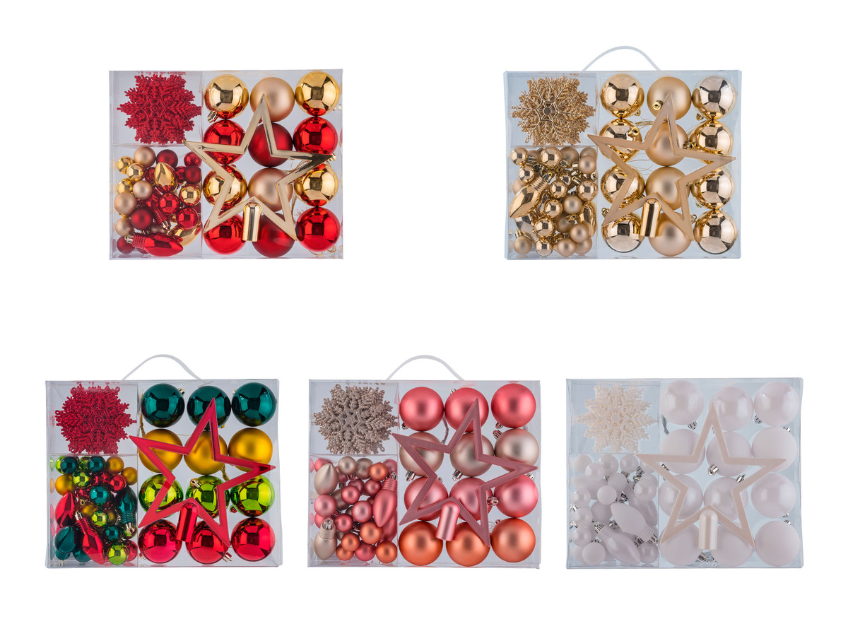 Bild 1 von LIVARNO home Christbaumschmuck, 51-teilig