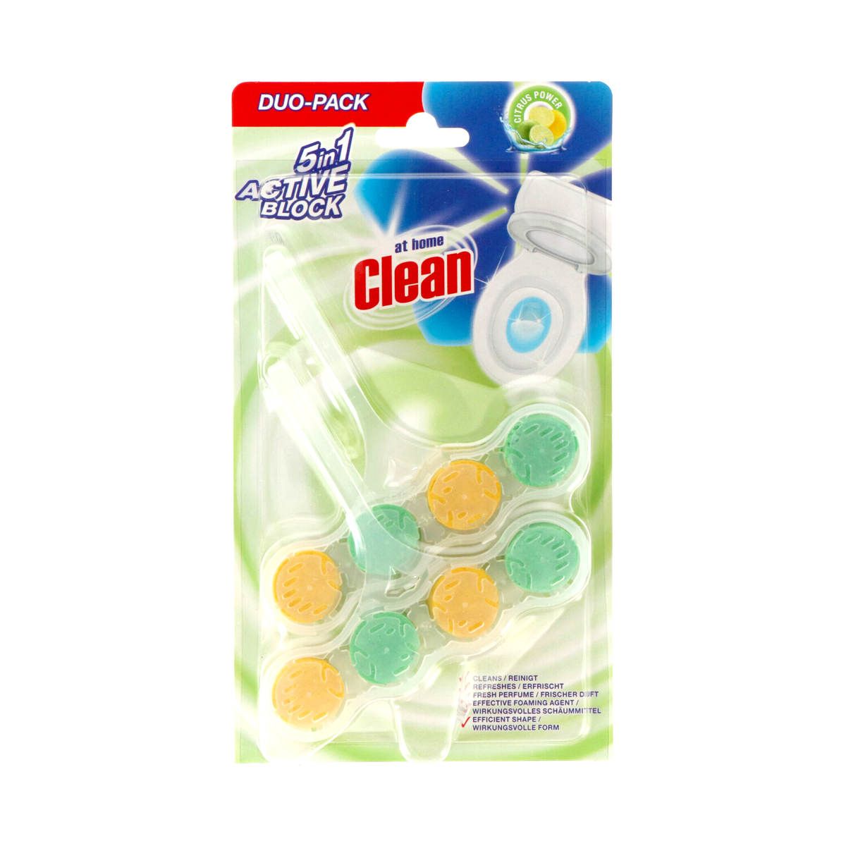 Bild 1 von WC-Block 5in1 'Citrus Power' 2x45g
