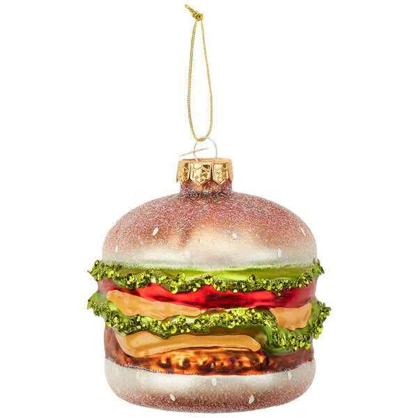 Bild 1 von Baumschmuck Burger mit Glitzer