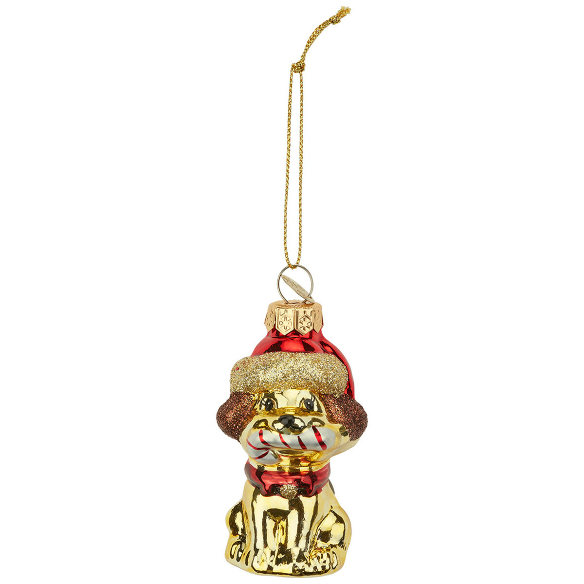 Bild 1 von Baumschmuck Hund mit Glitzer