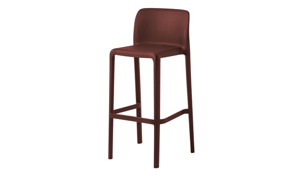 Bild 1 von Connubia Barhocker  stapelbar Bayo rot Maße (cm): B: 47 H: 101 T: 47 Stühle