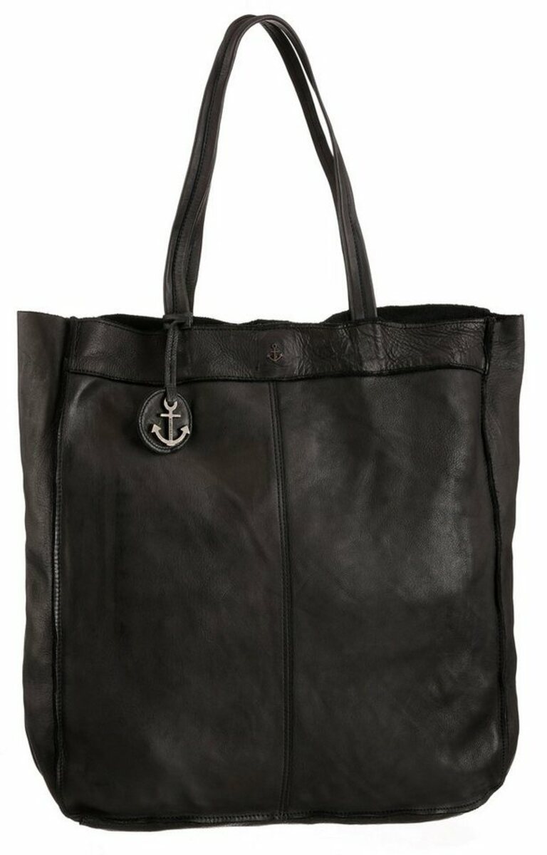 Bild 1 von HARBOUR 2nd Shopper Elbe 2, aus Leder mit typischen Marken-Anker-Schmuck-Anhänger