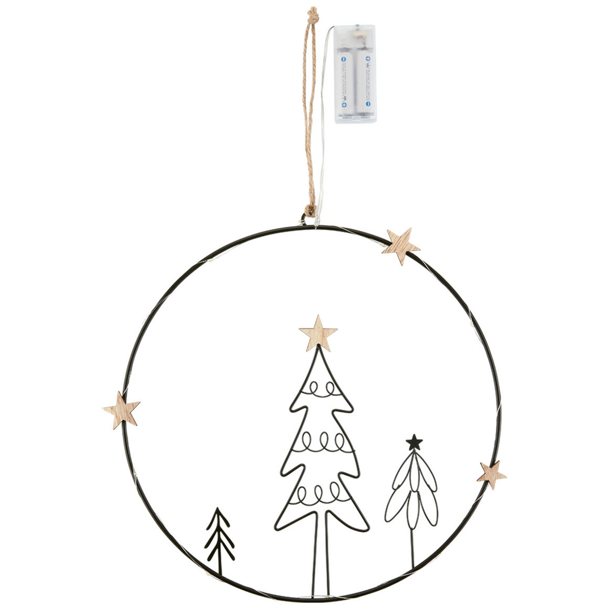 Bild 1 von Deko-Hänger Metallring mit LED-Beleuchtung