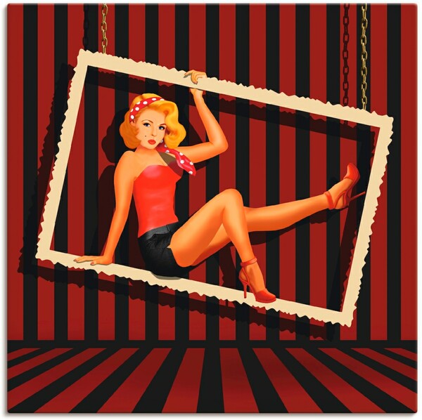 Bild 1 von Artland Wandbild "Schönheit aus den 50er Jahren", Frau, (1 St.), als Alubild, Leinwandbild, Wandaufkleber oder Poster in versch. Größen