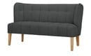 Bild 1 von Twist Refresh Küchensofa  Webstoff Refresh Bella schwarz Maße (cm): B: 180 H: 90 T: 69 Bänke