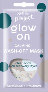 Selfie Project Glow On Calming Wash-Off Mask