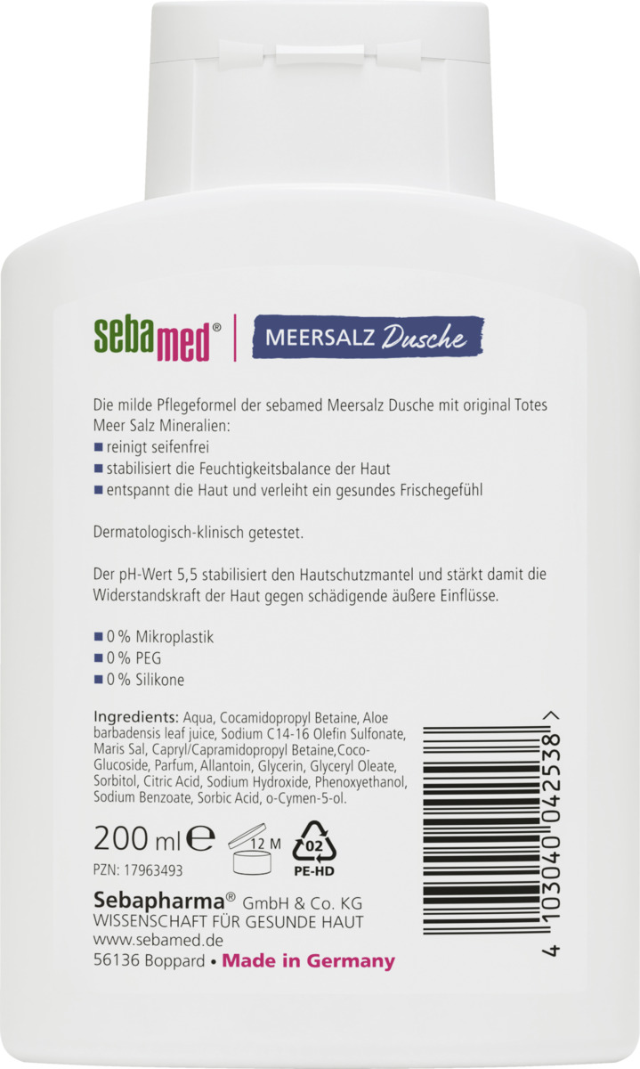 Bild 4 von sebamed Meersalz Dusche