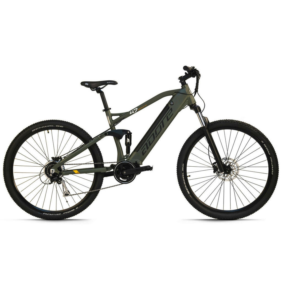 Bild 1 von Adore E-Mountainbike Santoro 29 Zoll Rahmenhöhe 48 cm 9 Gänge grün grün ca. 250 W ca. 36 V ca. 29 Zoll