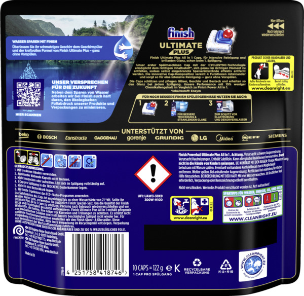 Bild 2 von Finish Ultimate Plus All-in-1 Regular