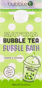 bubble t Bubble Tea Matcha Schaumbad