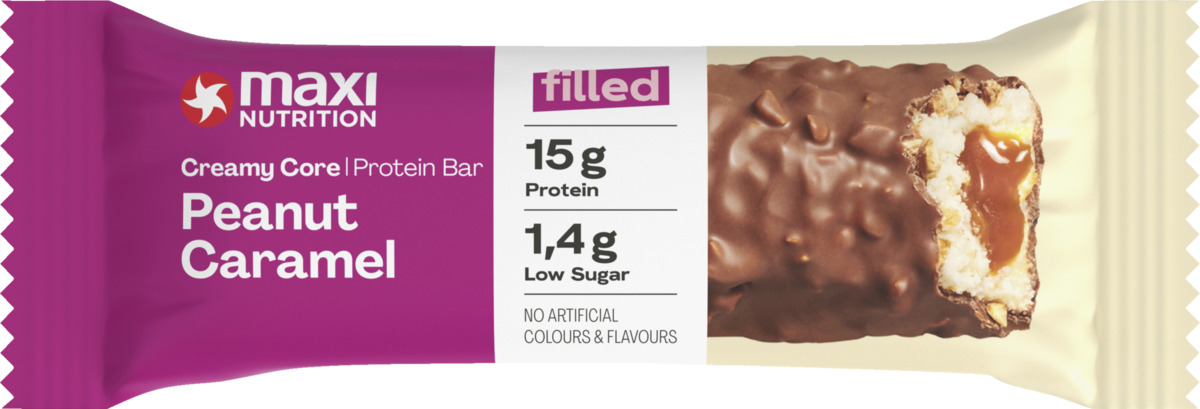 Bild 1 von MaxiNutrition Creamy Core Protein Bar Peanut Caramel