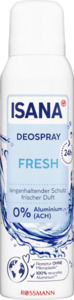 ISANA Deospray fresh 0.37 EUR/100 ml