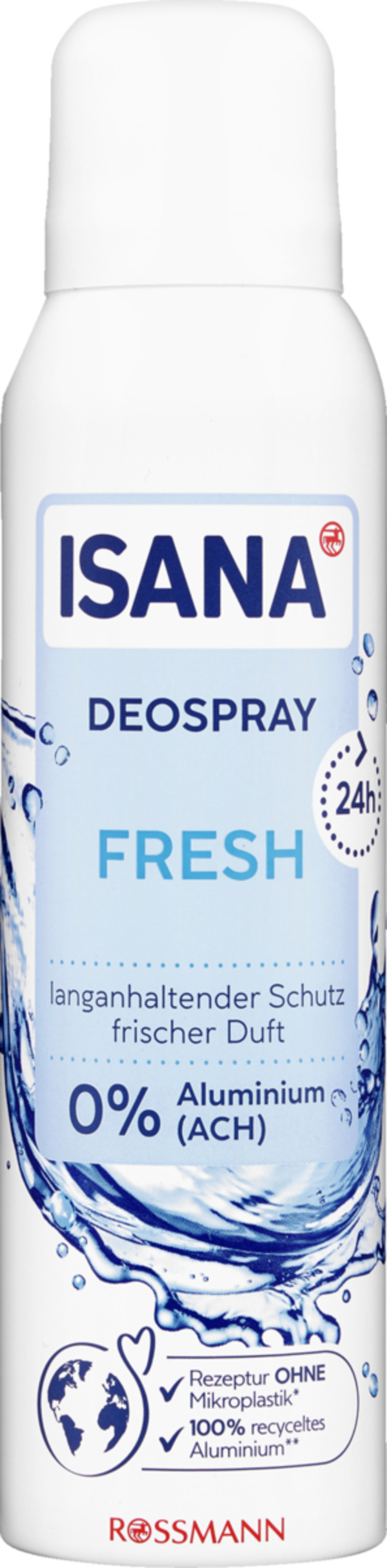 Bild 1 von ISANA Deospray fresh 0.37 EUR/100 ml