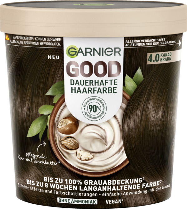 Bild 1 von Garnier GOOD dauerhafte Haarfarbe 4.0 Kakao Braun