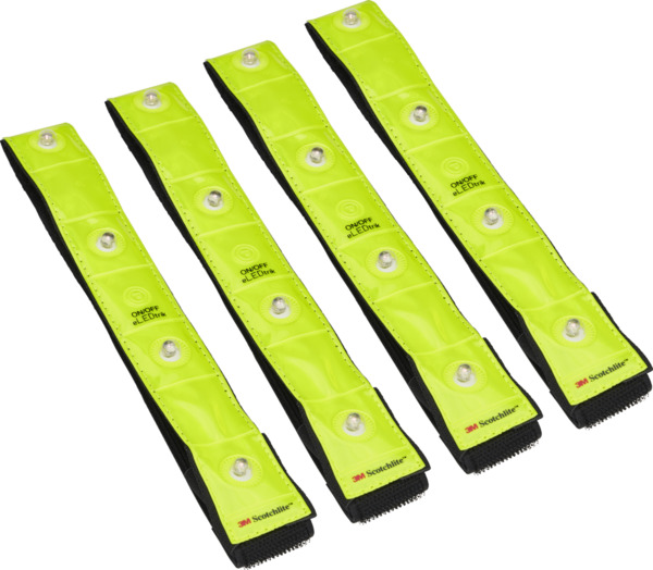 Bild 2 von IDEENWELT 4er Set LED-Reflektorbänder