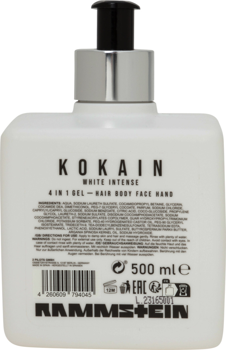 Bild 2 von Rammstein Kokain White Intense 4in1 Shower Gel
