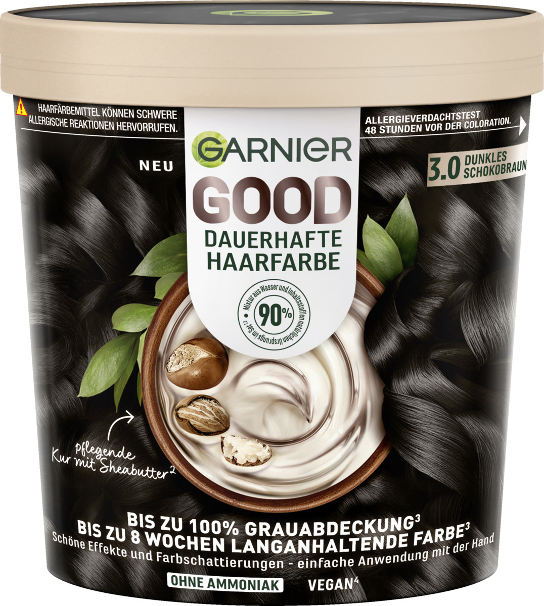 Bild 1 von Garnier GOOD dauerhafte Haarfarbe 3.0 Dunkles Schokobraun