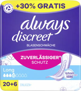 Always Discreet Inkontinenz Long Big Pack