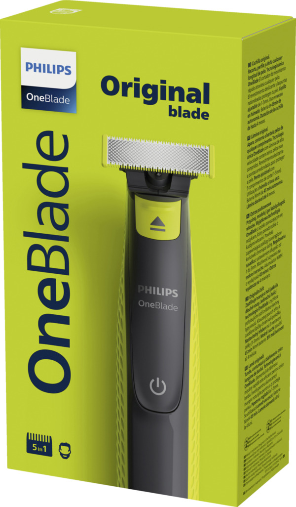 Bild 1 von PHILIPS OneBlade Original Blade Rasierer Gesicht QP2724/20