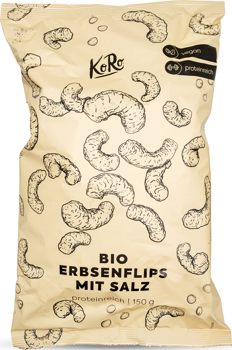 Bild 1 von KoRo Bio Erbsenflips mit Salz