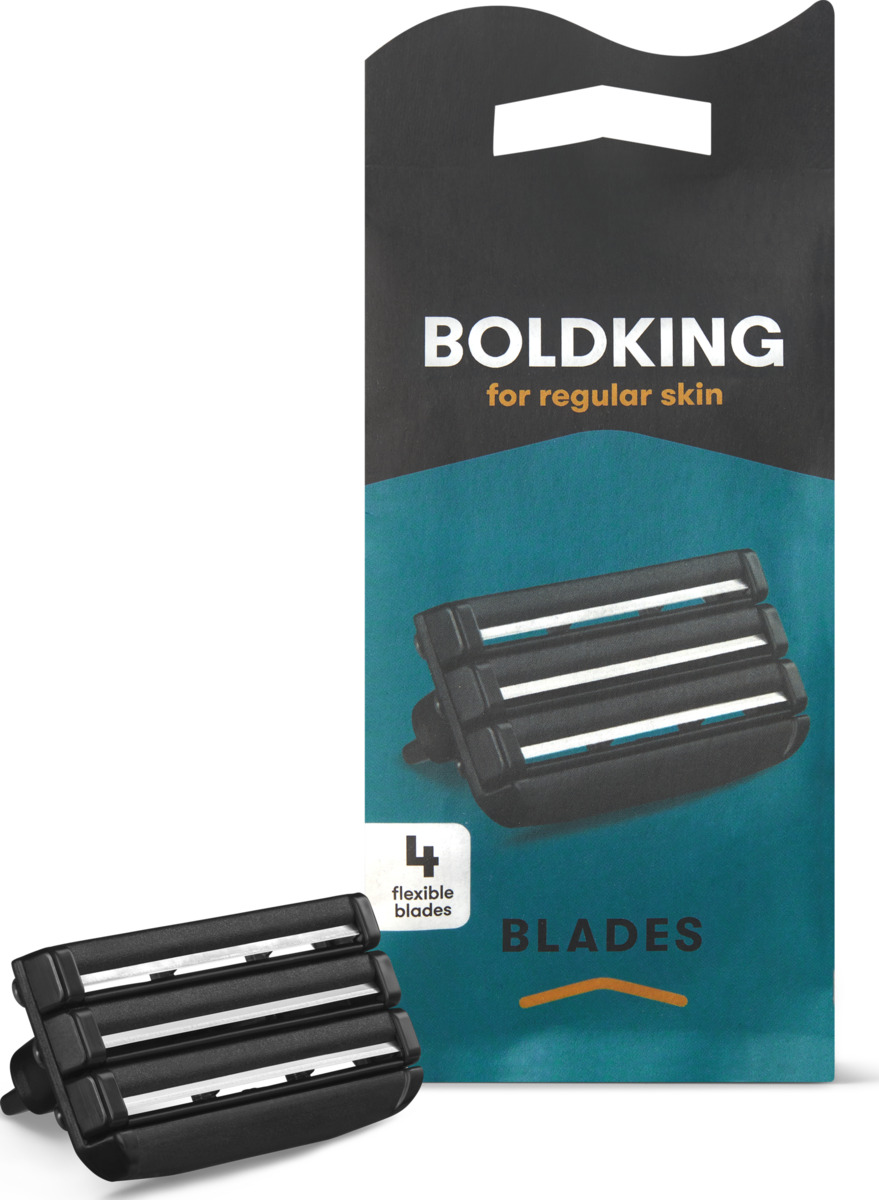 Bild 1 von Boldking 4er Rasierklingen für normale Haut