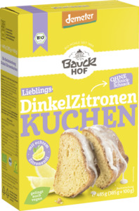 Bauckhof Bio Dinkel-Zitronenkuchen Backmischung