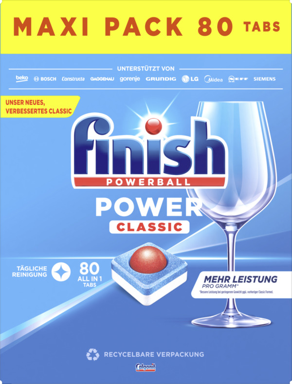 Bild 1 von Finish Power Classic All in 1 Tabs Maxi Pack
