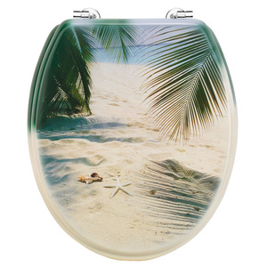 Cornat WC-Sitz 'Palmen am Strand', lackiert