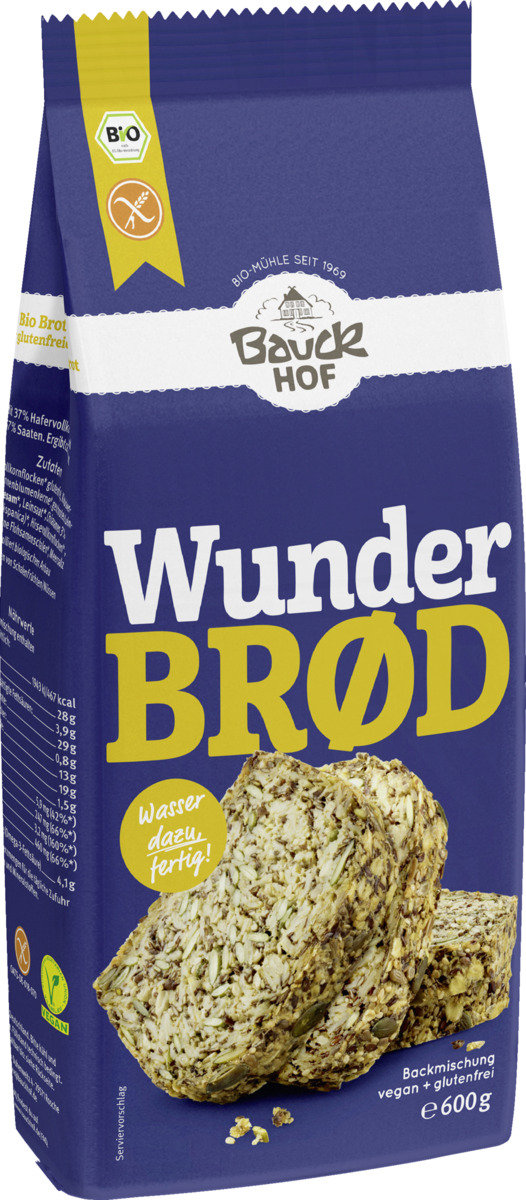 Bild 1 von Bauckhof Bio Wunderbrød Backmischung