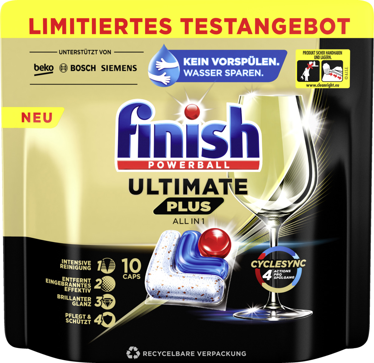 Bild 1 von Finish Ultimate Plus All-in-1 Regular