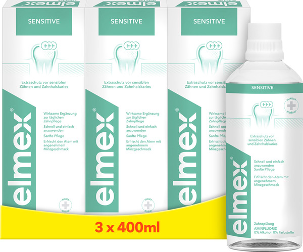 Bild 1 von elmex Multipack Zahnspülung sensitive