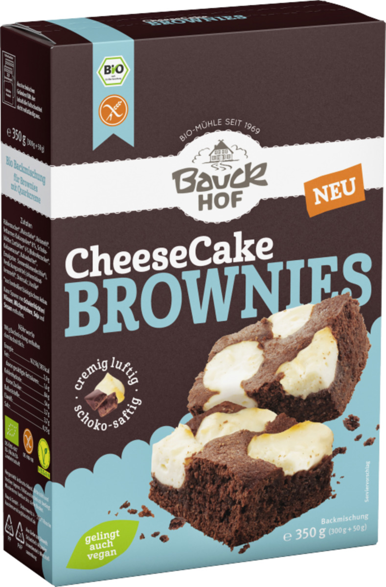 Bild 1 von Bauckhof Bio Cheesecake Brownies Backmischung