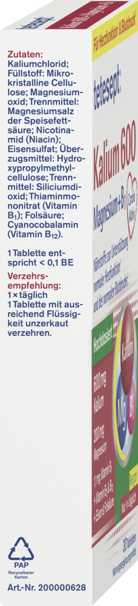 Bild 3 von tetesept Kalium 600 Tabletten