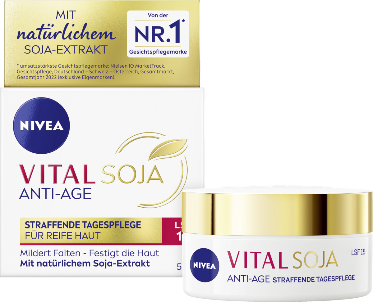 Bild 4 von NIVEA VITAL Soja Anti-Age Straffende Tagespflege LSF 15