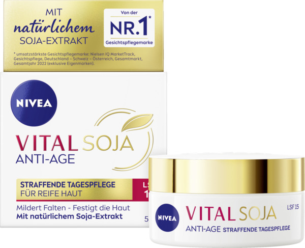 Bild 4 von NIVEA VITAL Soja Anti-Age Straffende Tagespflege LSF 15
