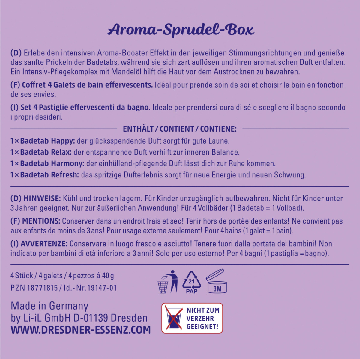 Bild 3 von Dresdner Essenz Aroma-Sprudel-Box