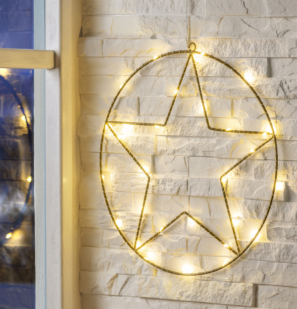 Bild 3 von IDEENWELT LED-Ring Stern mit 30 LEDs