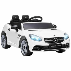 AIYAPLAY 12 V Kinder Elektroauto, Kinderfahrzeug, Kinderauto mit LED, Weiß