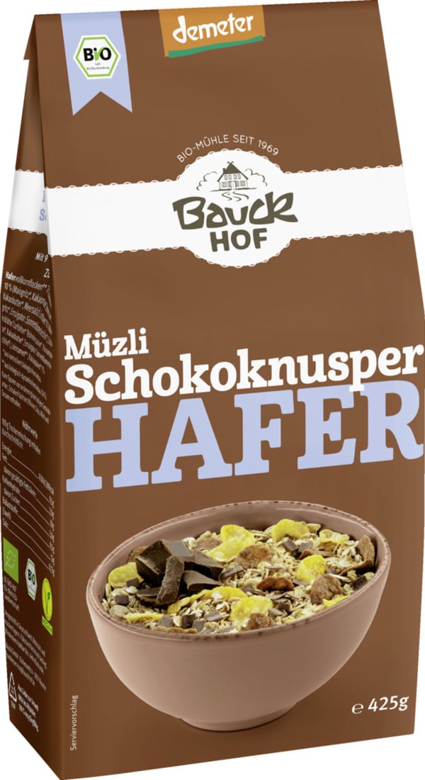 Bild 1 von Bauckhof Bio Hafer Müzli Schokoknusper