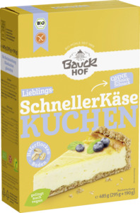 Bauckhof Bio Der schnelle Käsekuchen Backmischung