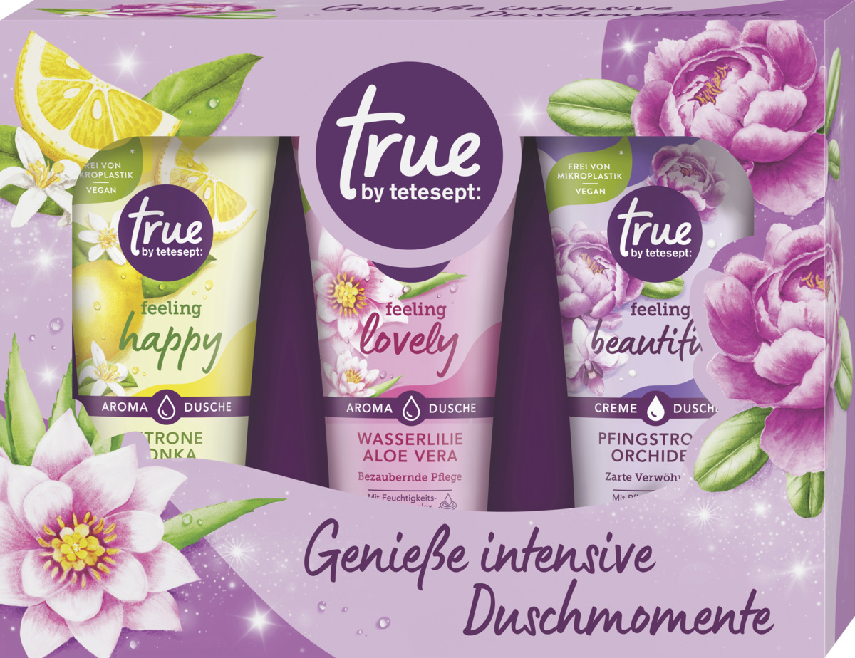 Bild 1 von true by tetesept Genieße intensive Duschmomente Geschenkset