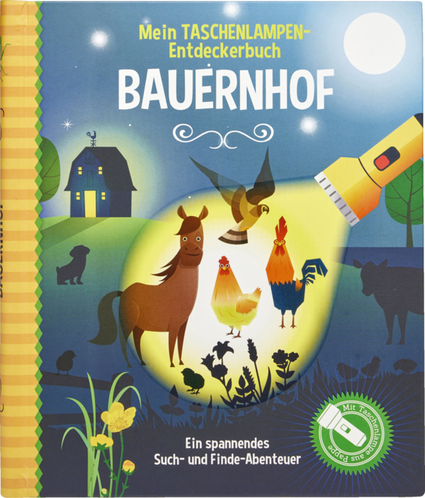 taschenlampenbuch ab 2 IDEENWELT Taschenlampenbuch Bauernhof im Angebot – Aktuelle Preise