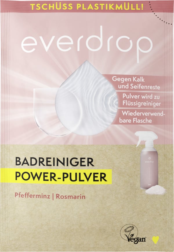 Bild 1 von everdrop Badreiniger Power-Pulver Nachfüllsachet