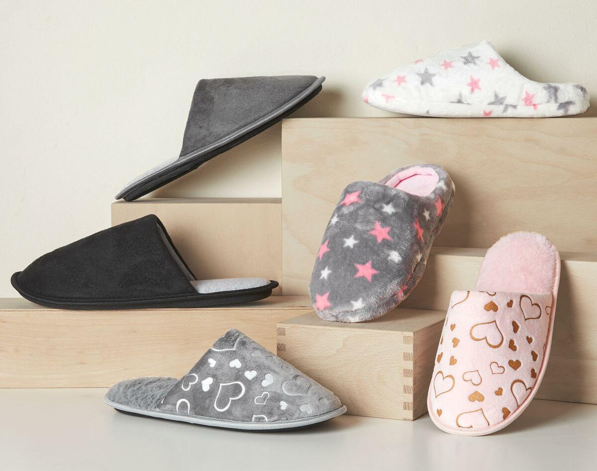 Bild 1 von Damen und Herren Hausschuhe