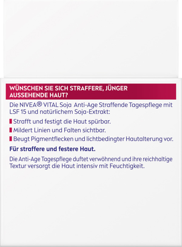 Bild 3 von NIVEA VITAL Soja Anti-Age Straffende Tagespflege LSF 15