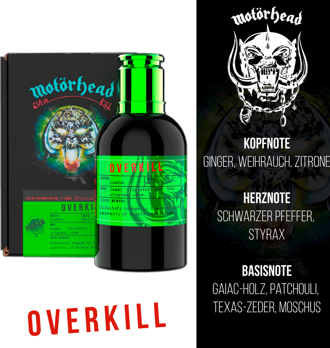 Bild 3 von Motörhead OVERKILL, EdP 100 ml
