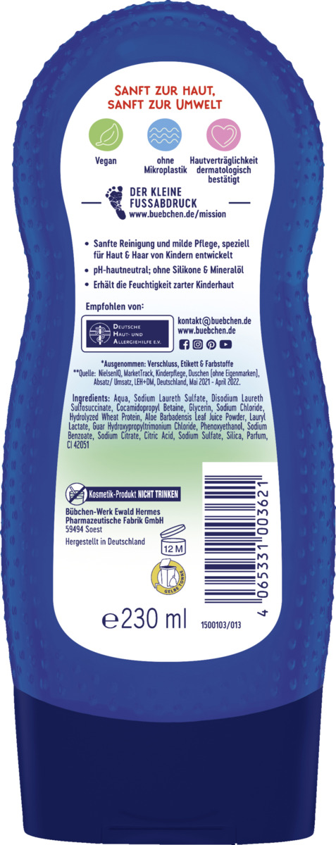 Bild 2 von Bübchen 2in1 Shampoo & Duschgel Dino Sause