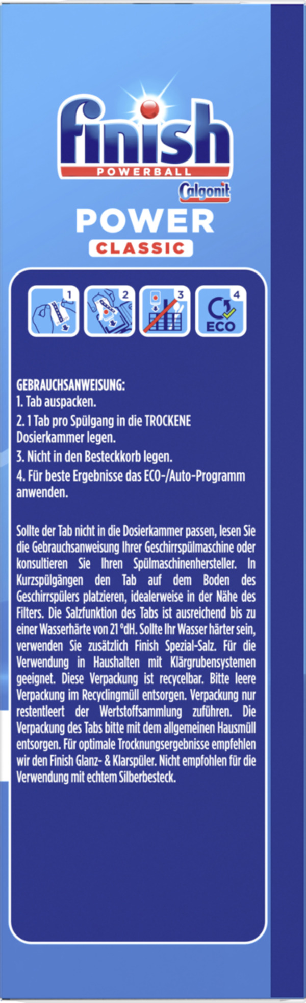 Bild 3 von Finish Power Classic All in 1 Tabs Maxi Pack