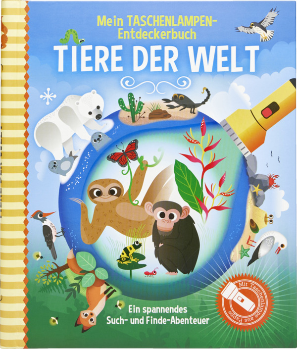 Bild 1 von IDEENWELT Taschenlampenbuch Tiere der Welt